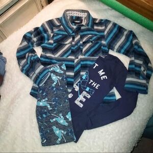 Kids sz 8-10 Jacket and pajama set